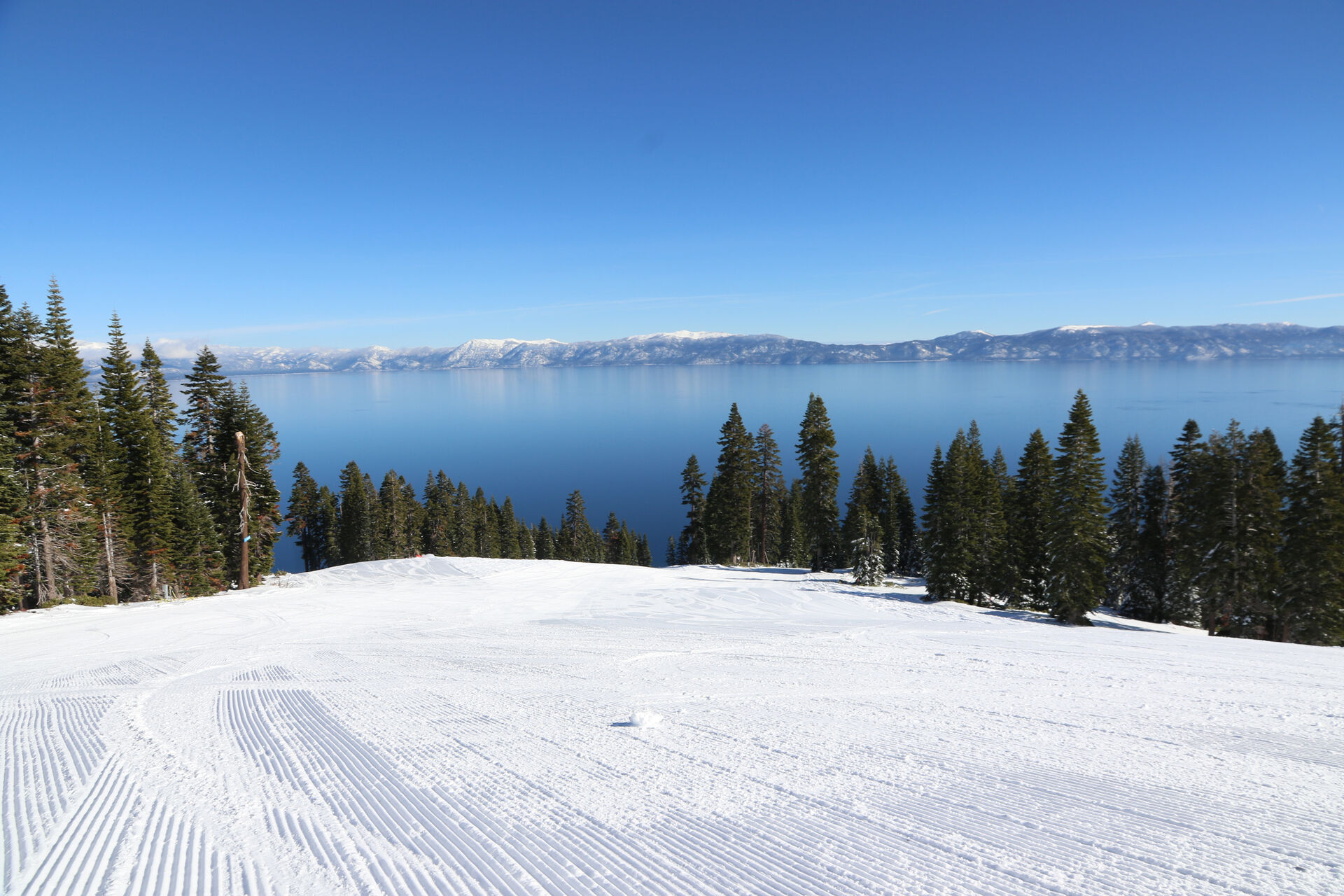 A view from the top of Homewood mountain.