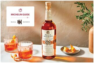 Basil Hayden debuts as official American whiskey of the MICHELIN Guide U.S.