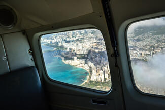 City of Honolulu with Waikiki beach 