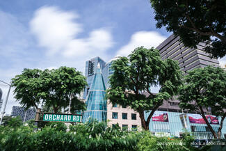 Orchard Road of Singapore 