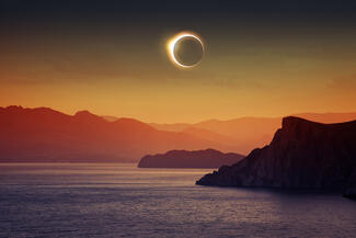 Eclipse by boat
