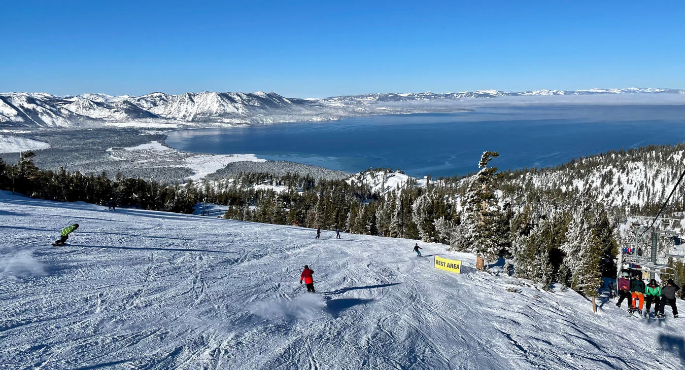 A view from heavenly resort lake tahoe