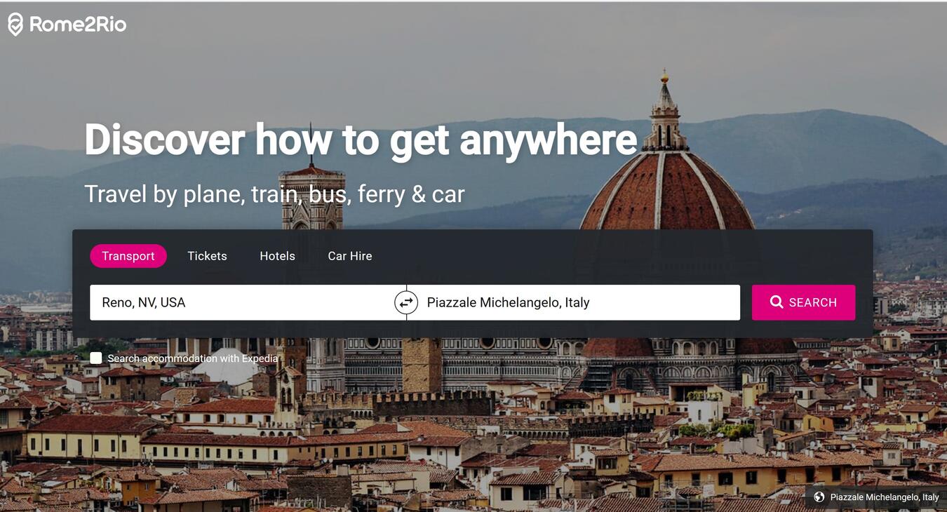 Rome2Rio Website & App
